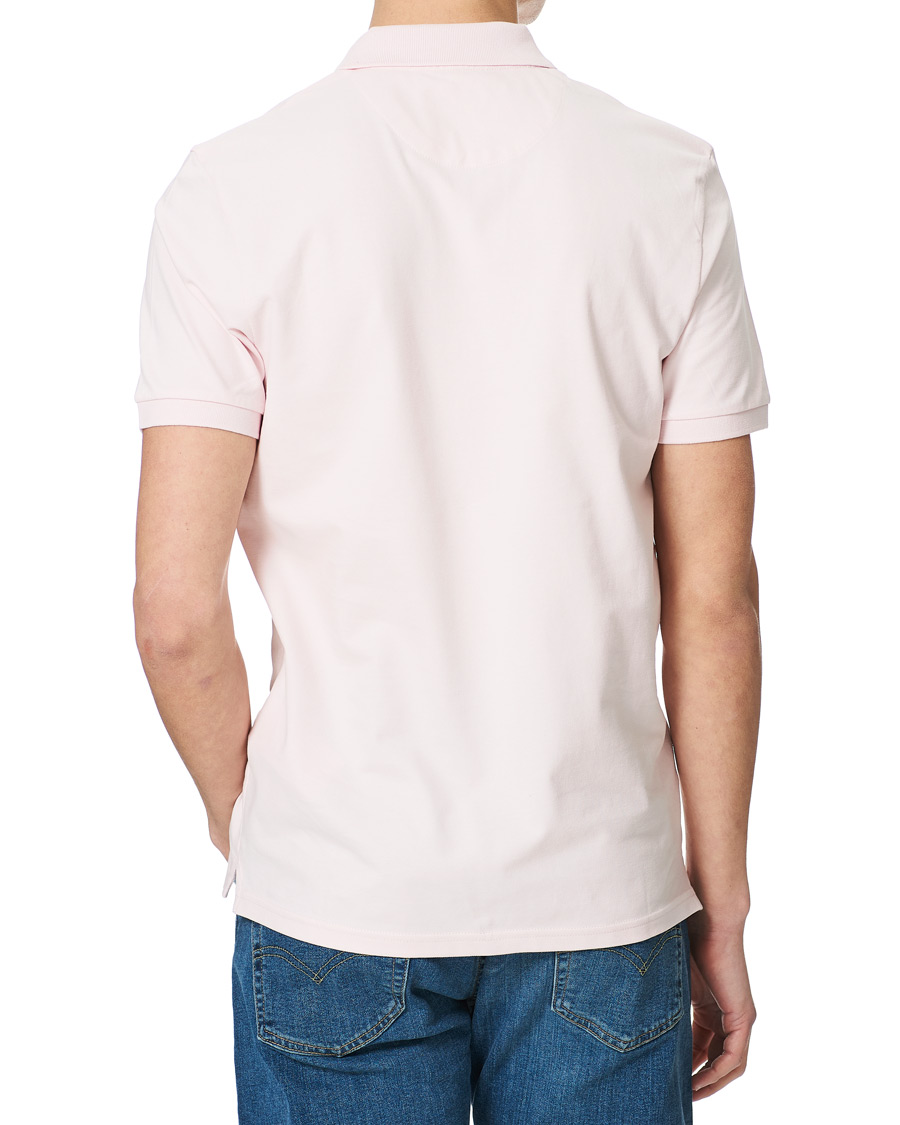 Herren | Poloshirts | Lyle & Scott | Plain Organic Cotton Pique Polo Shirt Light Pink