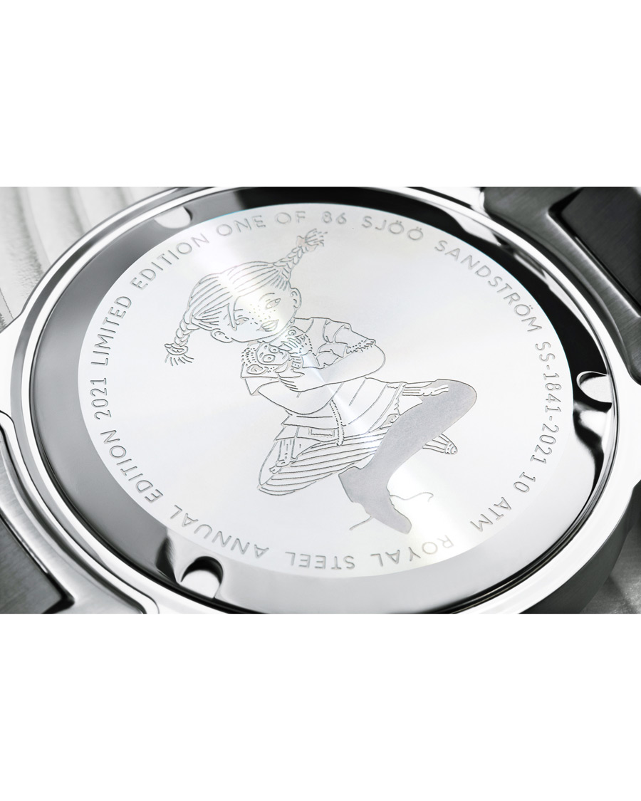 Herren | Sjöö Sandström Royal Steel Classic 41mm Annual Edition X Pippi | Sjöö Sandström | Royal Steel Classic 41mm Annual Edition X Pippi