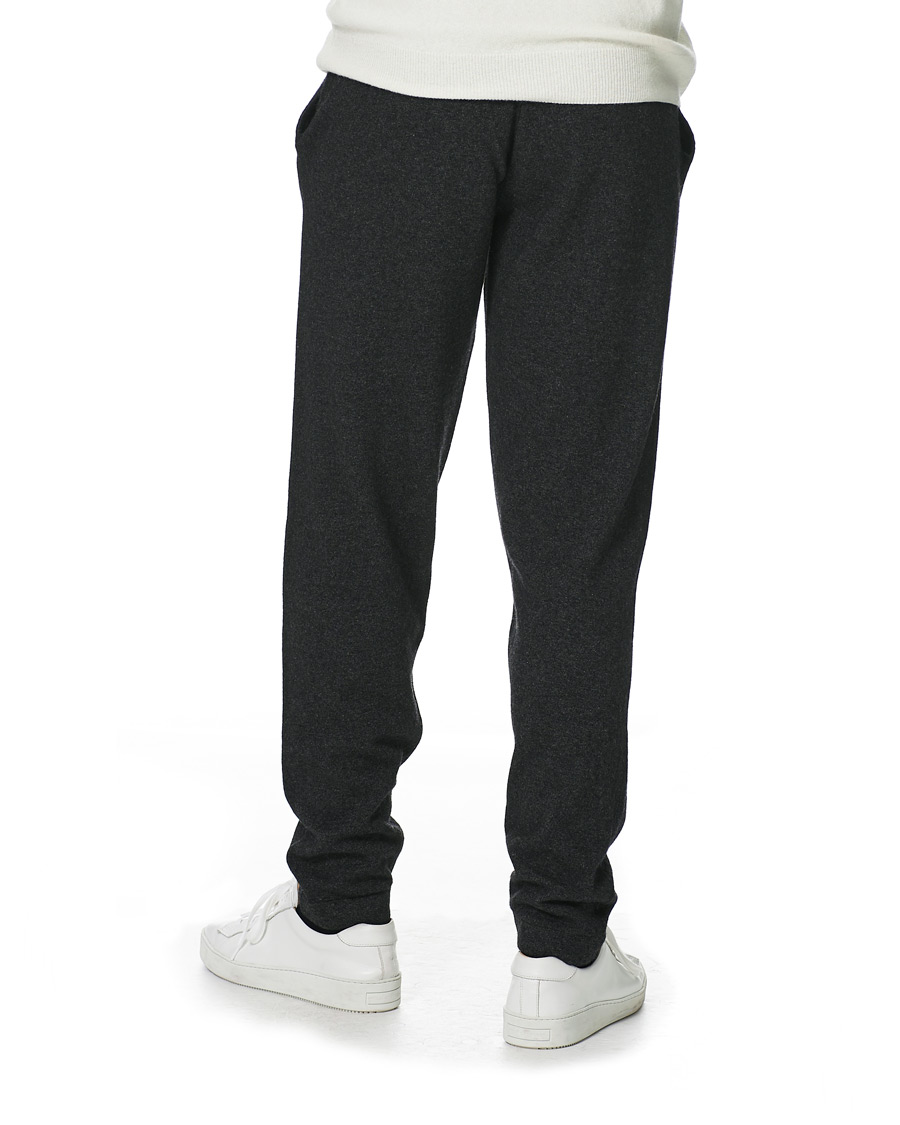 Herren | Hosen | Oscar Jacobson | Parson Wool/Cashmere Sweatpants Charcoal