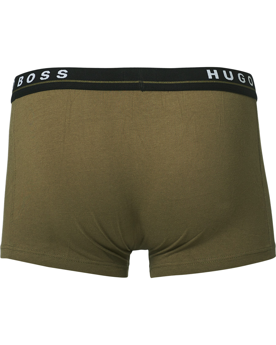 Herren | Unterwäsche | BOSS BLACK | BOSS 3-Pack Trunk Boxer Shorts Black/Orange/Green