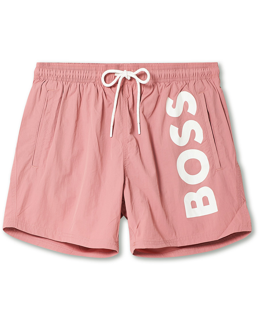 Herren | Badehosen | BOSS BLACK | BOSS Octopus Logo Swimtrunks Open Pink