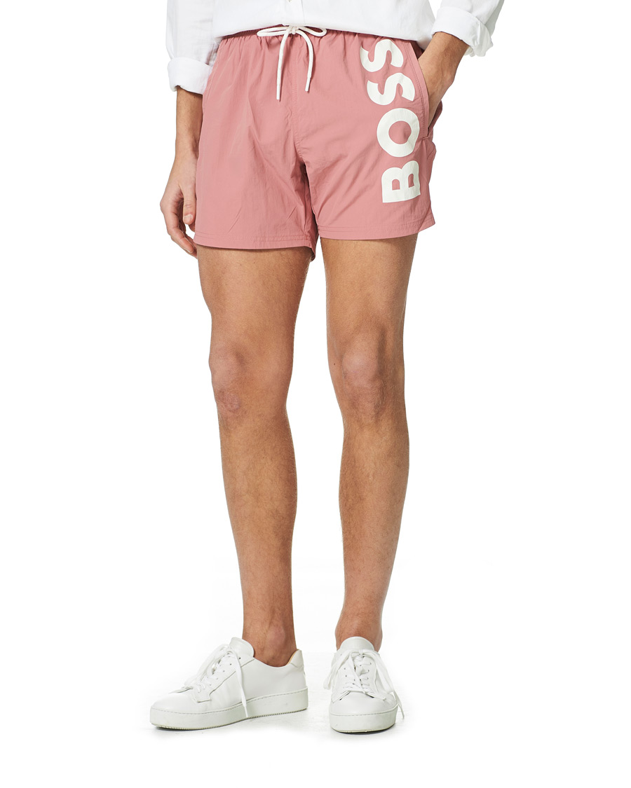 Herren | Badehosen | BOSS BLACK | BOSS Octopus Logo Swimtrunks Open Pink