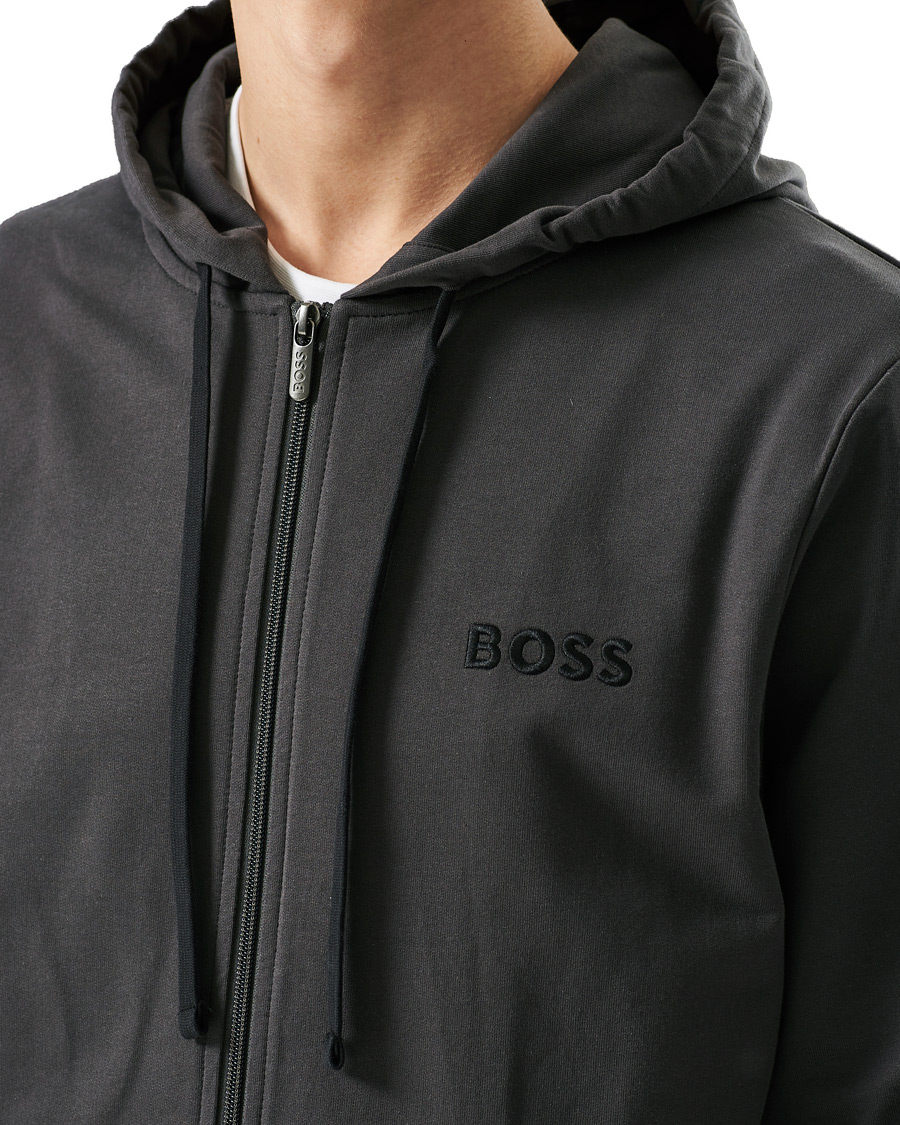 Hugo boss sales black zip hoodie