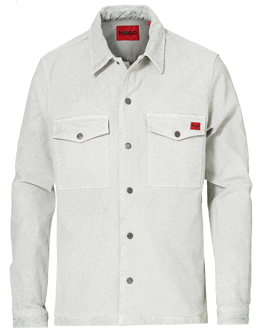Herren | Hemden | HUGO | Enalu Overshirt Medium Grey