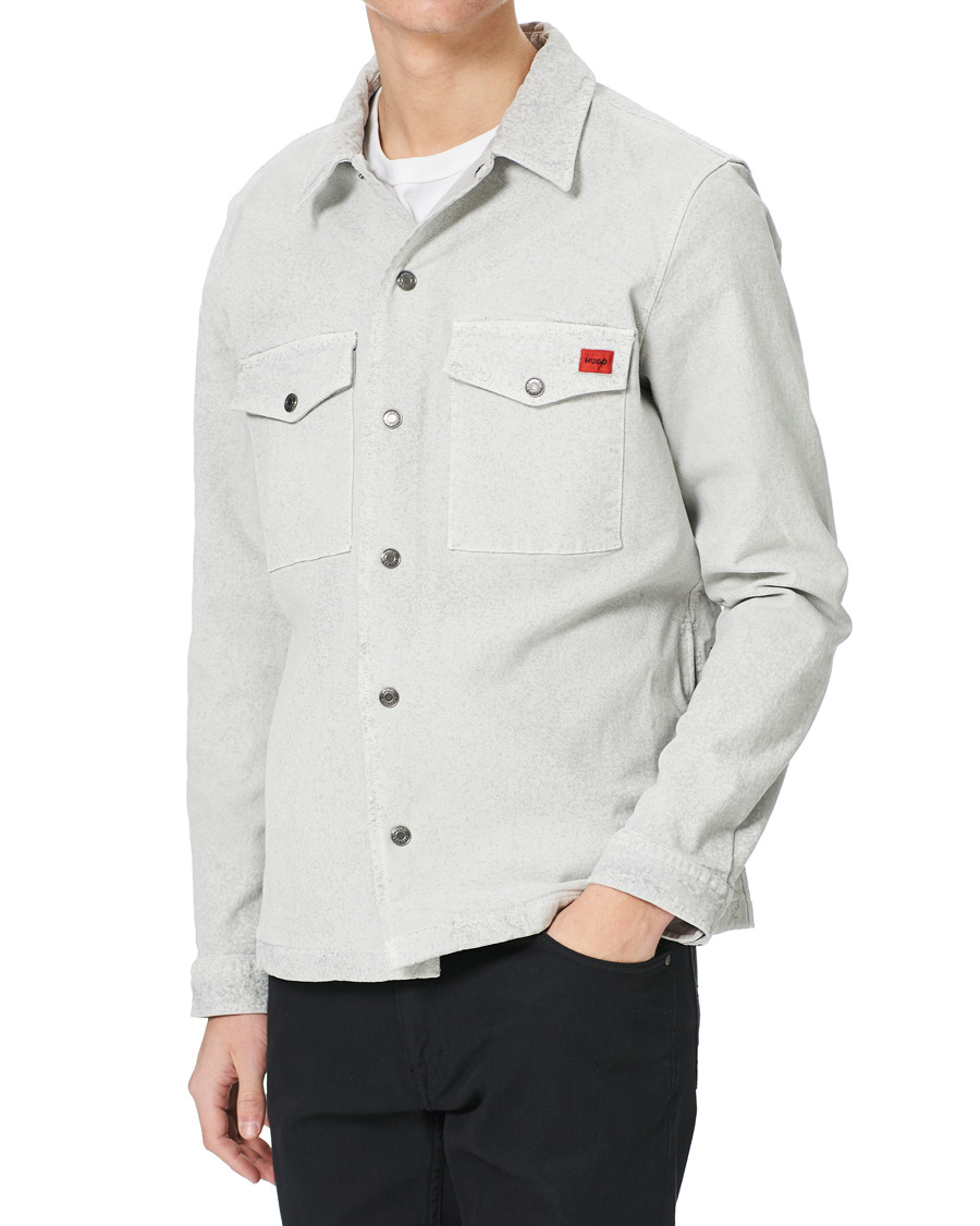 Herren | Hemden | HUGO | Enalu Overshirt Medium Grey