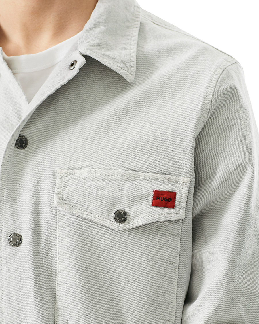 Herren | Hemden | HUGO | Enalu Overshirt Medium Grey
