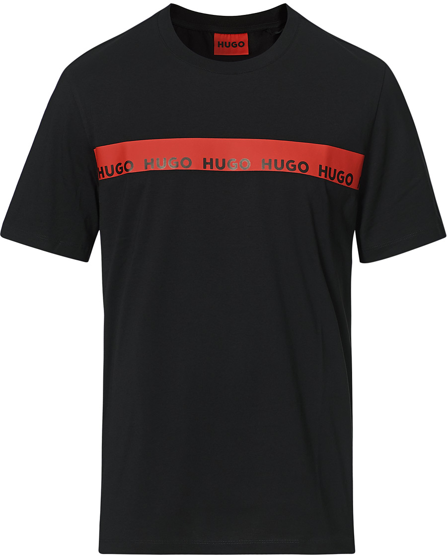 Herren | T-Shirts | HUGO | Diziano Logo Crew Neck Tee Black