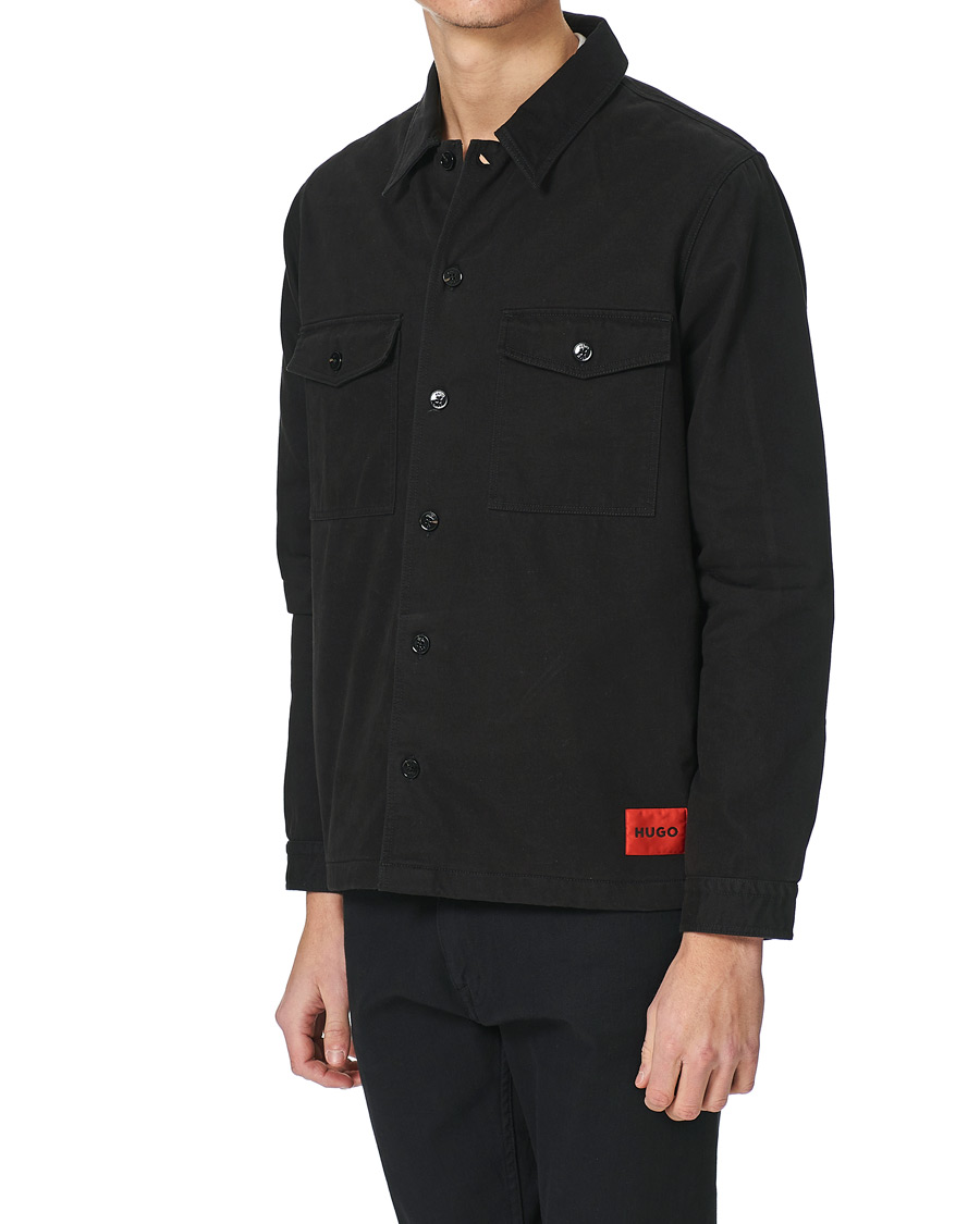 Herren | Hemden | HUGO | Enalu Overshirt Black