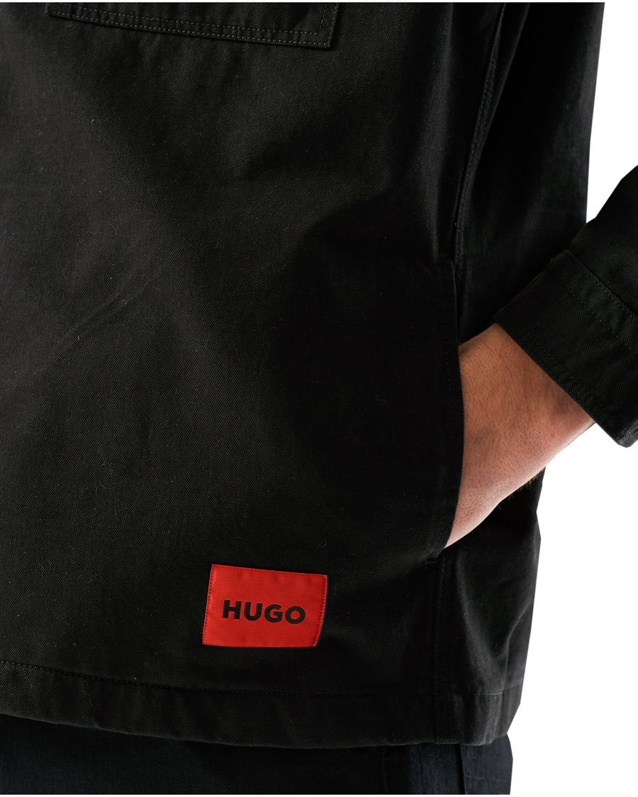 Herren | Hemden | HUGO | Enalu Overshirt Black