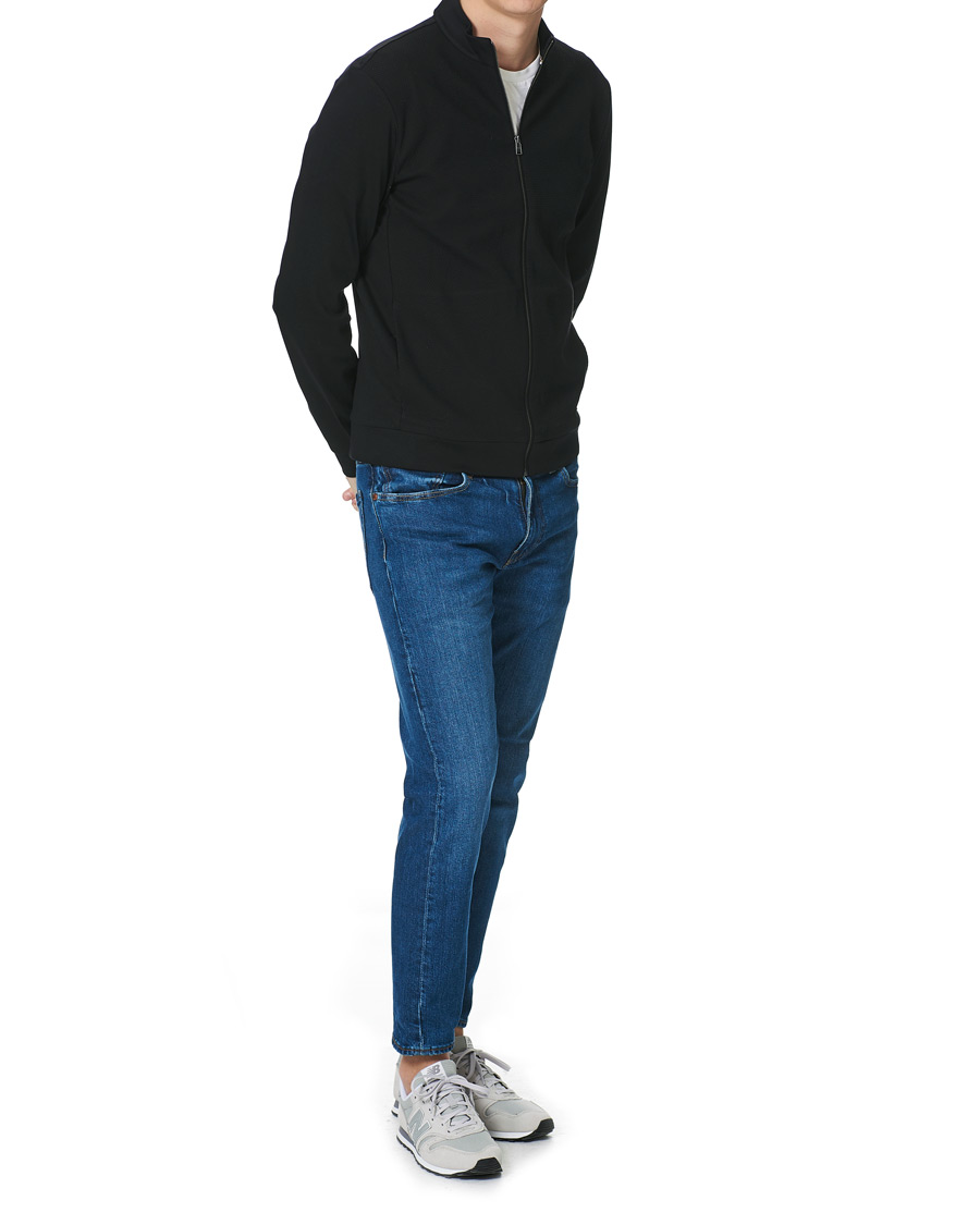 Herren | Pullover | BOSS BLACK | BOSS Skiles Knitted Full-Zip Sweater Black