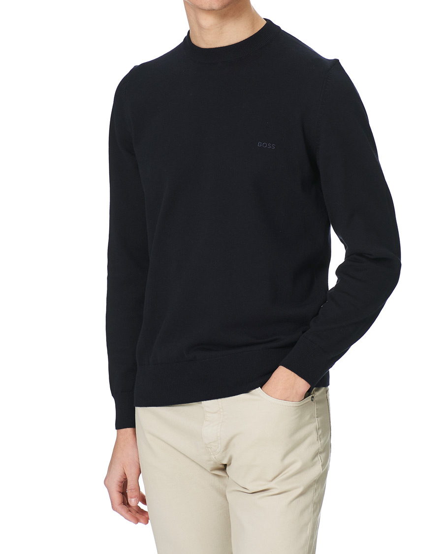 Herren | Pullover | BOSS BLACK | BOSS Pacas Knitted Pullover Dark Blue