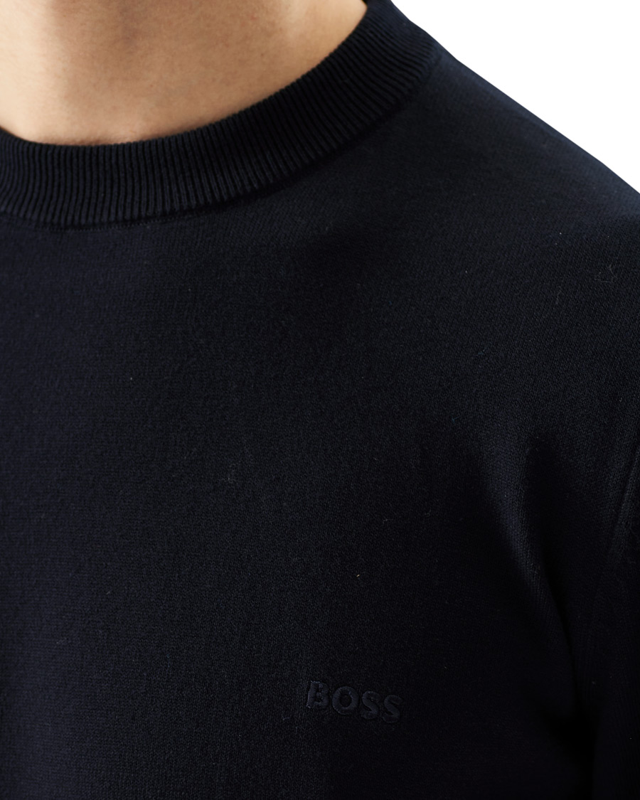 Herren | Pullover | BOSS BLACK | BOSS Pacas Knitted Pullover Dark Blue