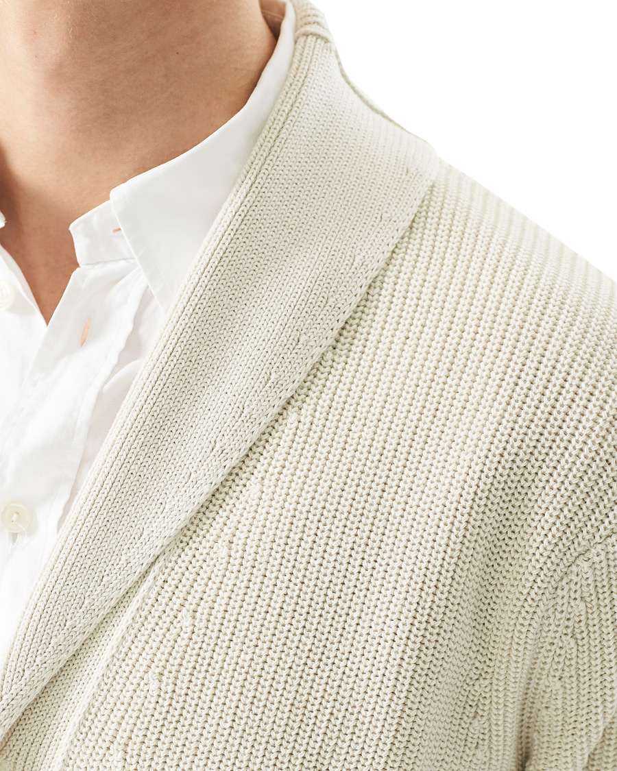 Herren | Pullover | BOSS BLACK | BOSS Etion Shawl Collar Cardigan Open White