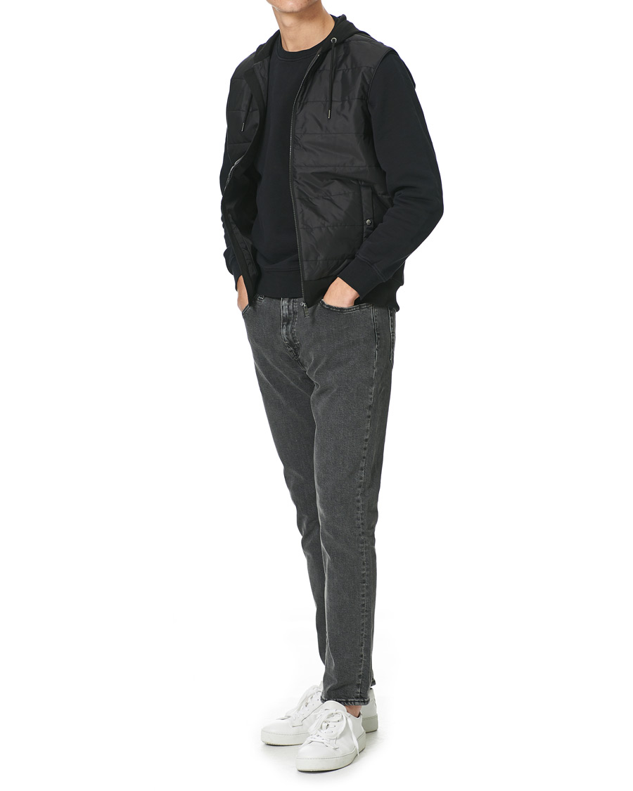 Herren | Jacken | BOSS BLACK | BOSS Landino Hybrid Hooded Vest Black