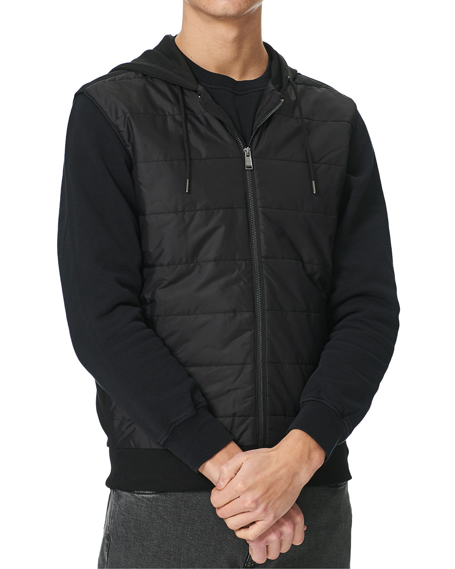 Herren | Jacken | BOSS BLACK | BOSS Landino Hybrid Hooded Vest Black