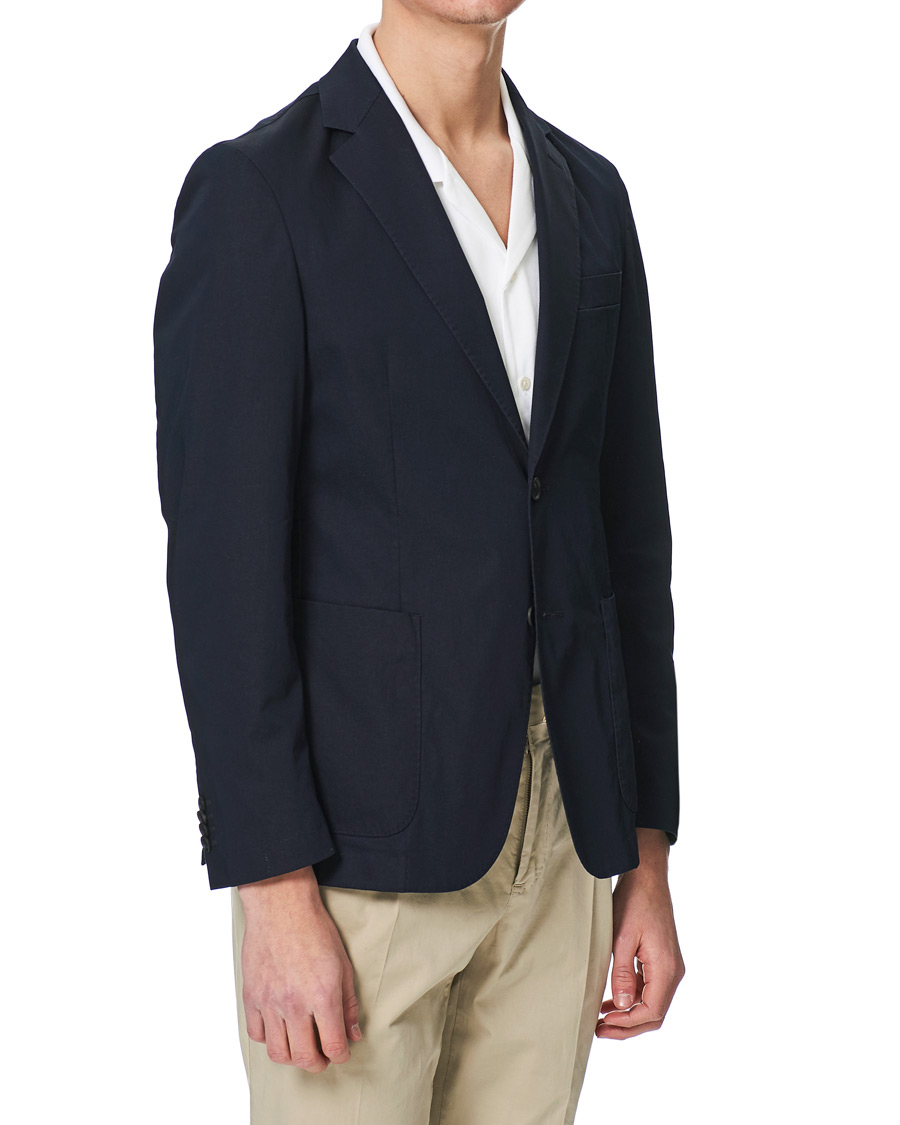 Herren | Sakkos | BOSS BLACK | BOSS Hanry Cotton Blazer Dark Blue