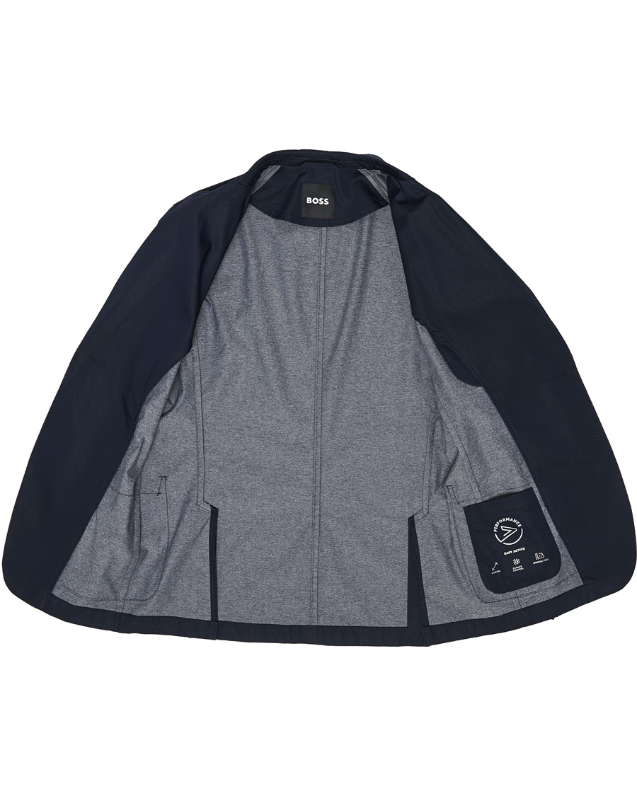 Herren | Sakkos | BOSS BLACK | BOSS Hanry Cotton Blazer Dark Blue