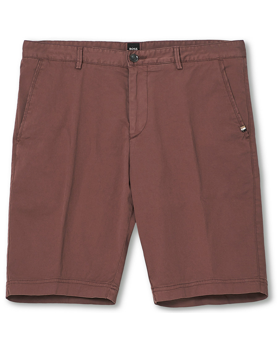 Herren | Shorts | BOSS BLACK | BOSS Slice Chino Shorts Dark Red