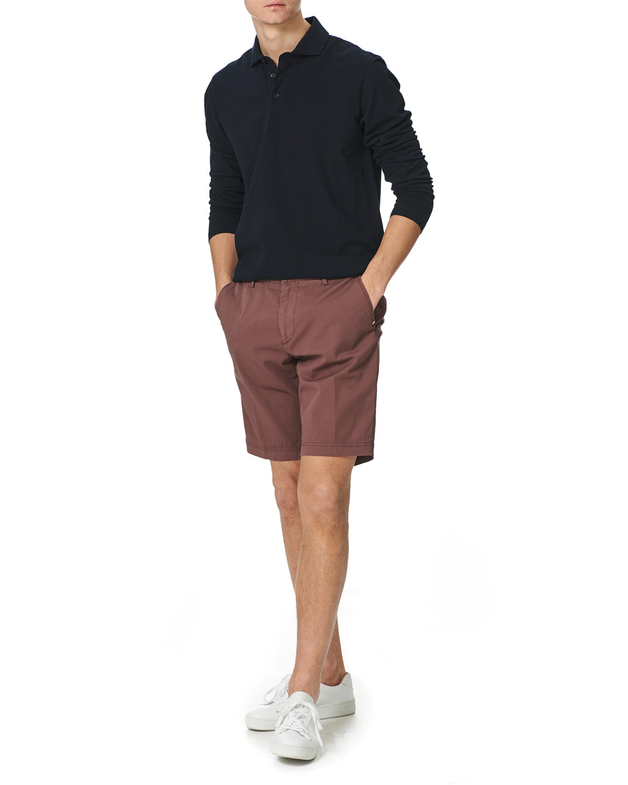 Herren | Shorts | BOSS BLACK | BOSS Slice Chino Shorts Dark Red