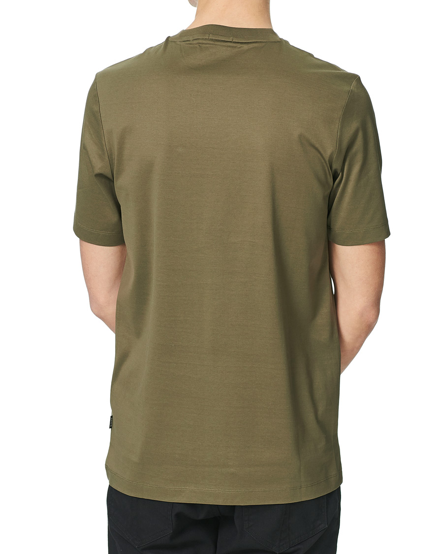 Herren | T-Shirts | BOSS BLACK | BOSS Tessler Photoprint Crew Neck Tee Open Green