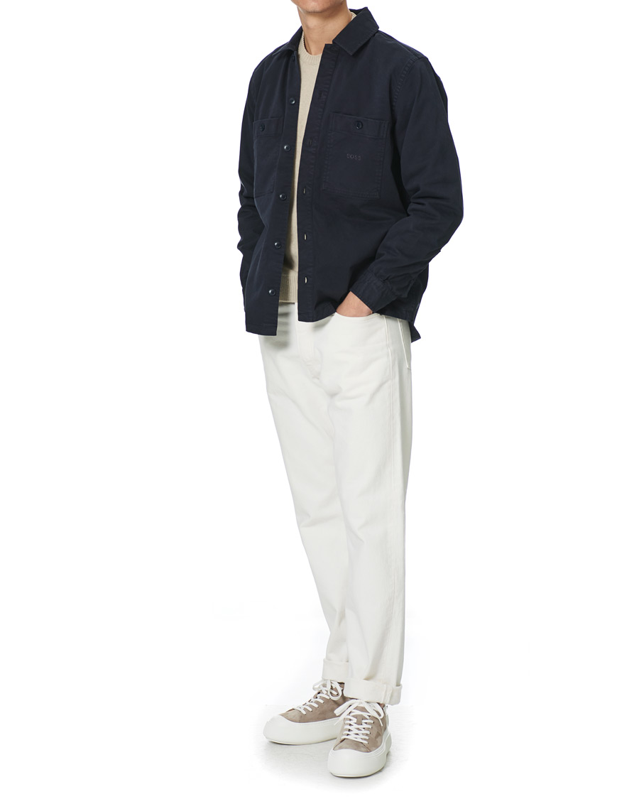 Herren | Hemden | BOSS ORANGE | BOSS Casual Locky Pocket Overshirt Dark Blue