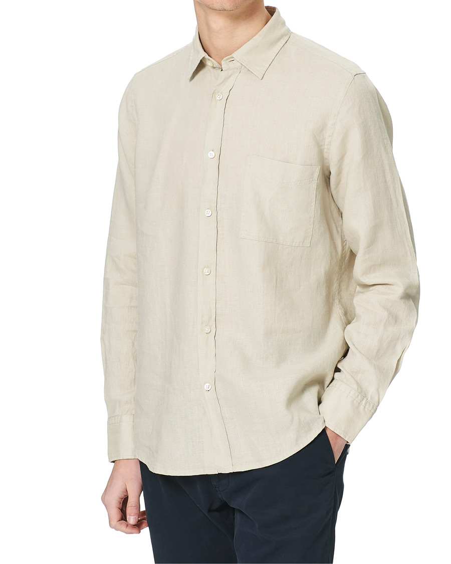 Herren | Hemden | BOSS ORANGE | BOSS Casual Relegent Linen Shirt Light Beige