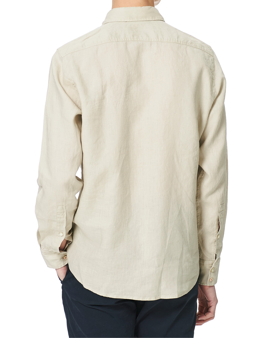 Herren | Hemden | BOSS ORANGE | BOSS Casual Relegent Linen Shirt Light Beige
