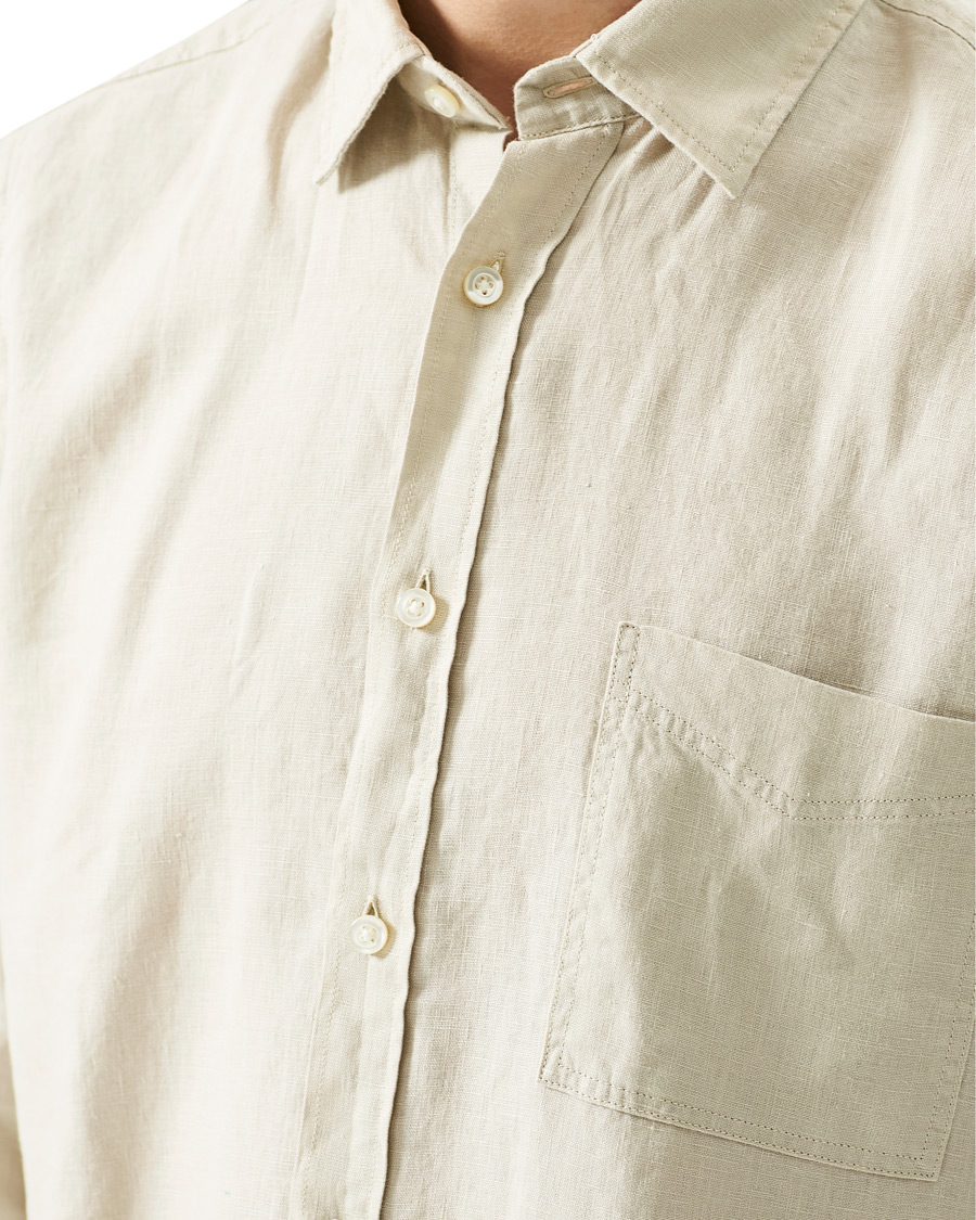 Herren | Hemden | BOSS ORANGE | BOSS Casual Relegent Linen Shirt Light Beige