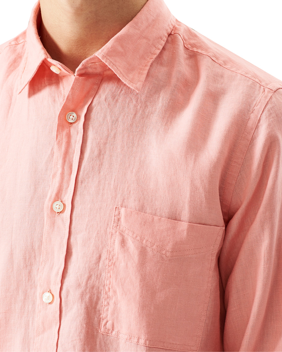 Herren | Hemden | BOSS ORANGE | BOSS Casual Relegent Linen Shirt Pastel Red