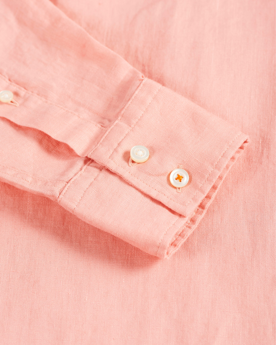 Herren | Hemden | BOSS ORANGE | BOSS Casual Relegent Linen Shirt Pastel Red