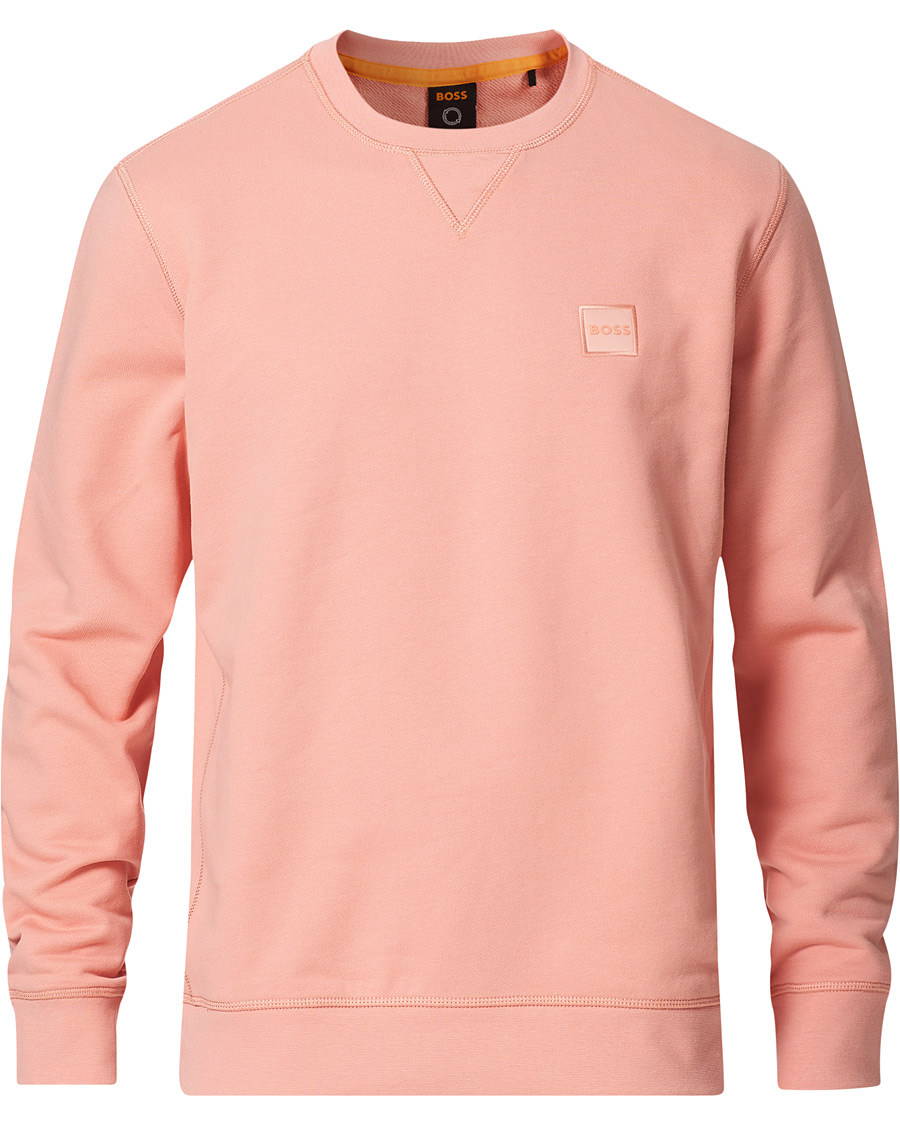 Herren | Pullover | BOSS ORANGE | BOSS Casual Westart Logo Sweatshirt Pastel Red