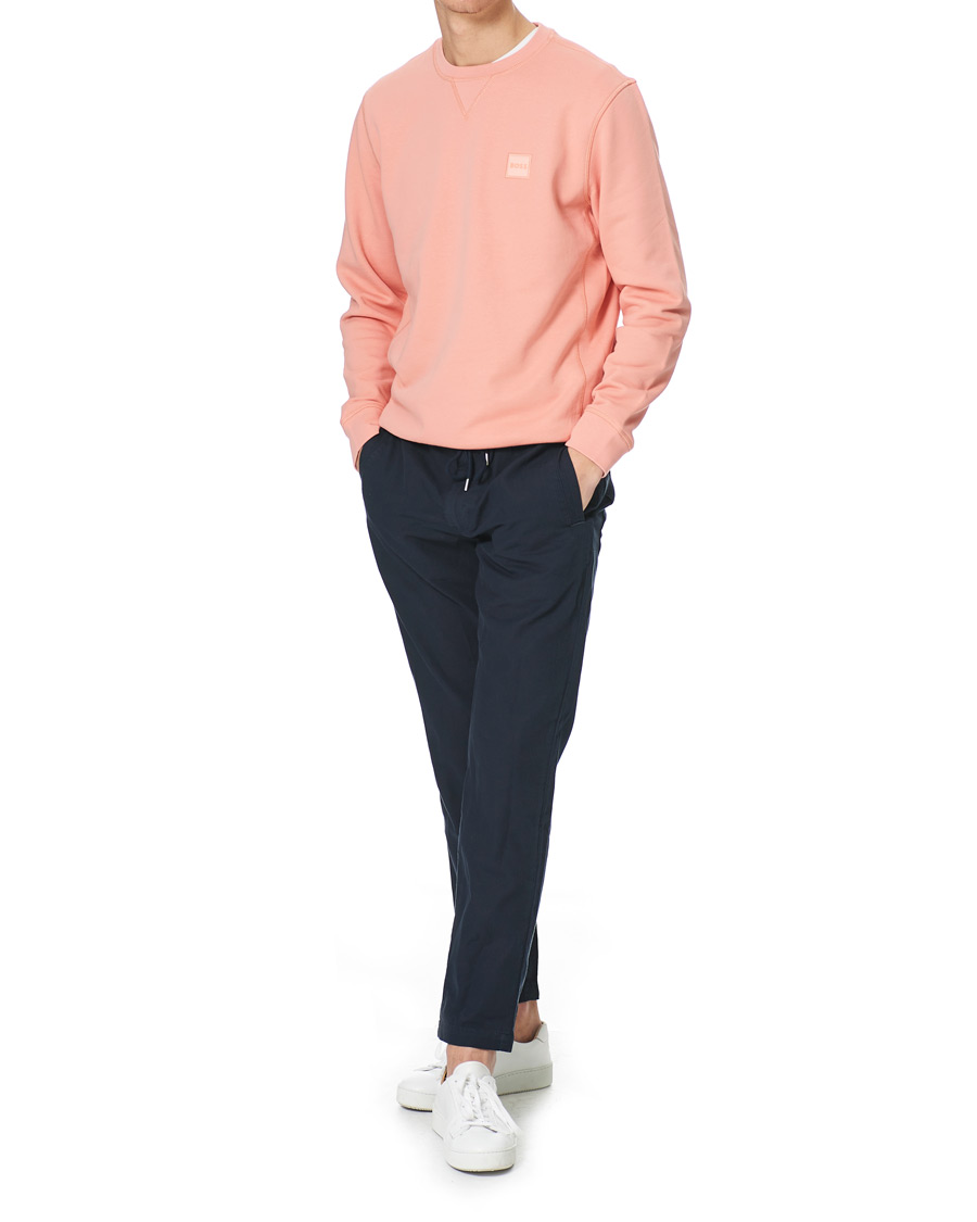Herren | Pullover | BOSS ORANGE | BOSS Casual Westart Logo Sweatshirt Pastel Red