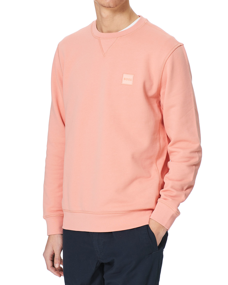 Herren | Pullover | BOSS ORANGE | BOSS Casual Westart Logo Sweatshirt Pastel Red