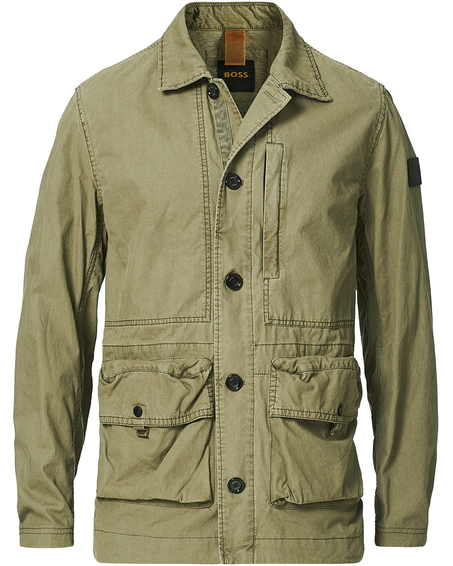 Herren | Jacken | BOSS ORANGE | BOSS Casual Osmar Field Jacket Open Green