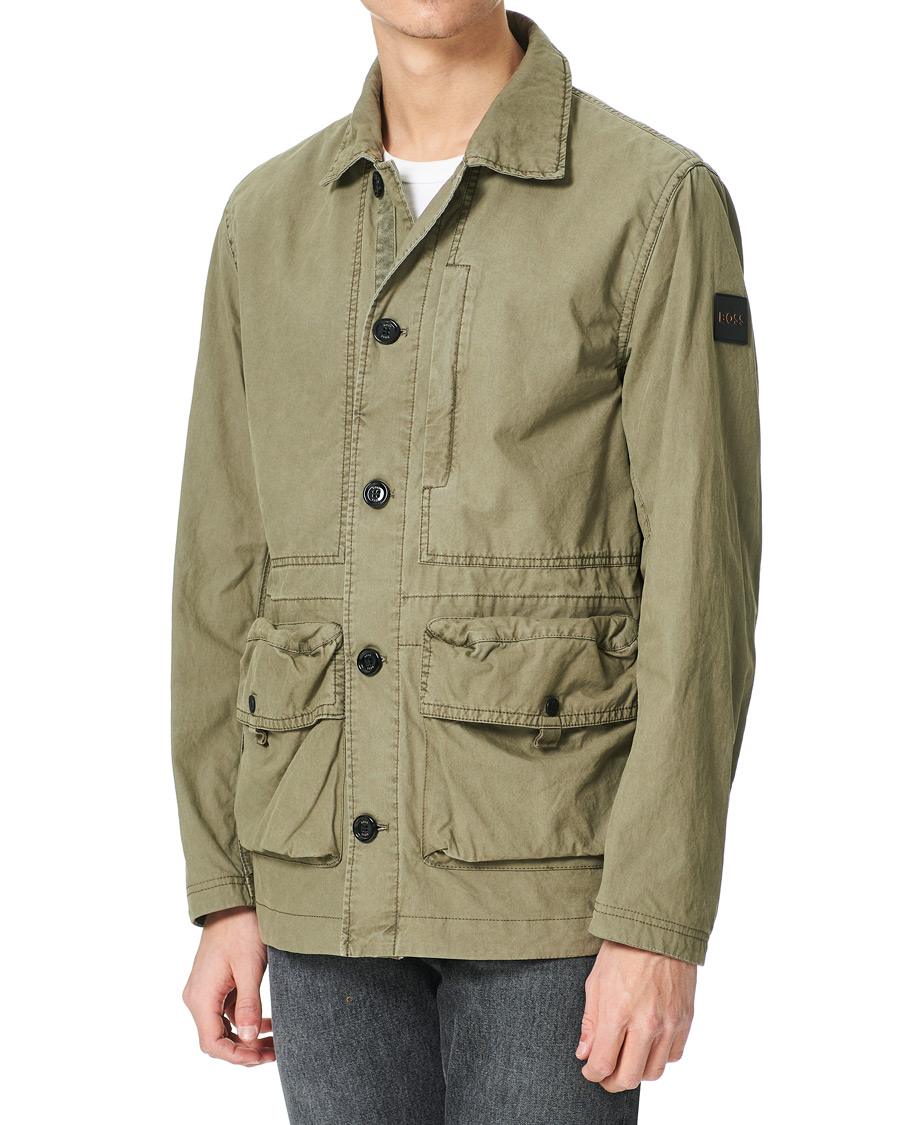 Herren | Jacken | BOSS ORANGE | BOSS Casual Osmar Field Jacket Open Green