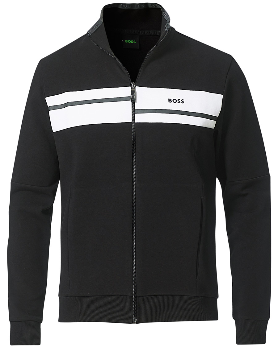 Herren | Pullover | BOSS GREEN | BOSS Athleisure Skaz Full Zip Black