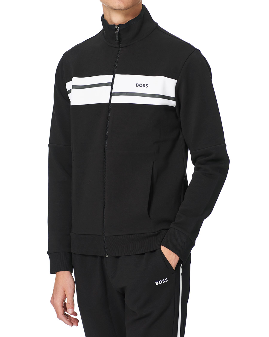 Herren | Pullover | BOSS GREEN | BOSS Athleisure Skaz Full Zip Black