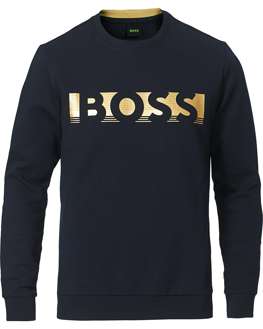 Herren | Pullover | BOSS GREEN | BOSS Athleisure Salbo Sweatshirt Dark Blue