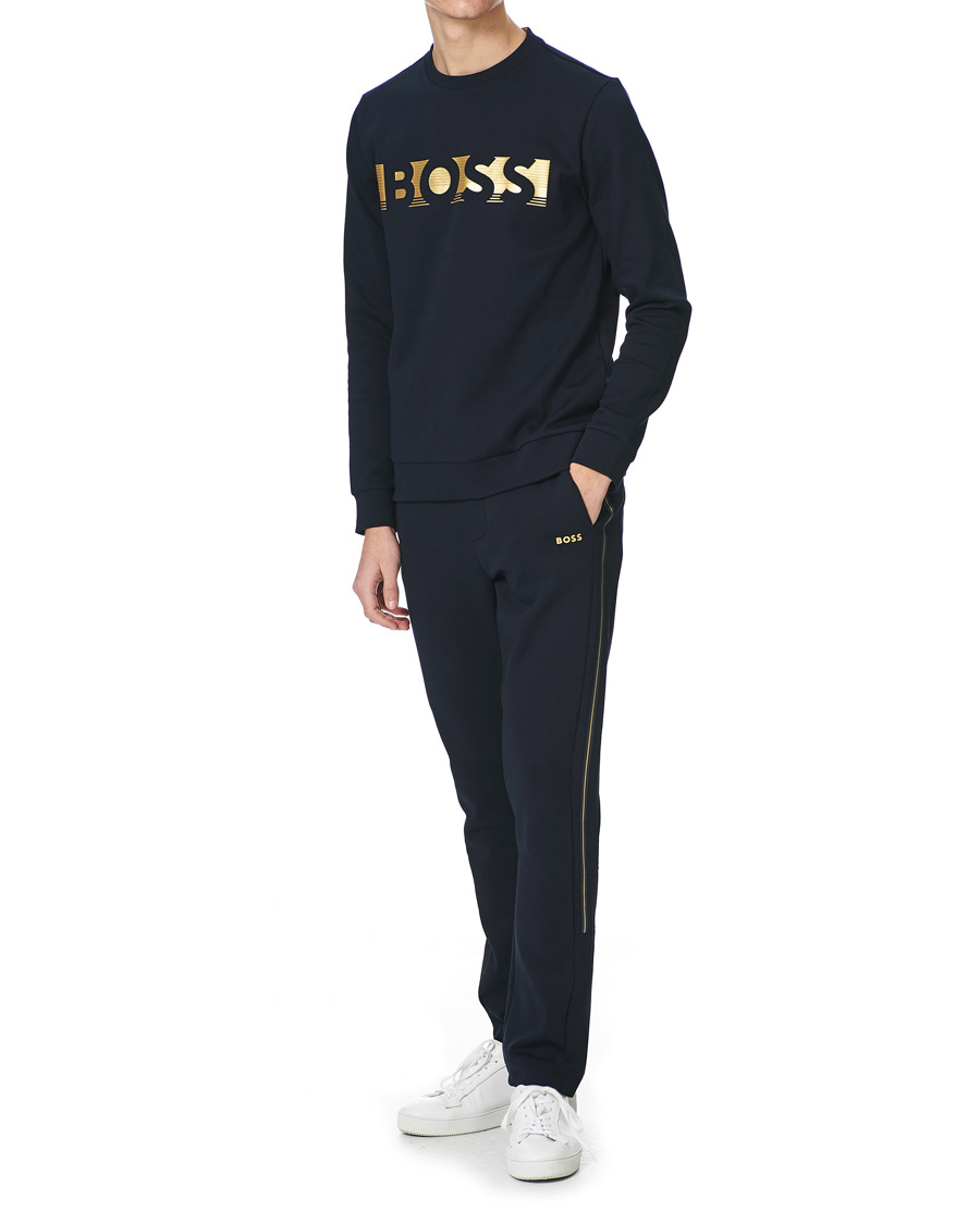 Herren | Pullover | BOSS GREEN | BOSS Athleisure Salbo Sweatshirt Dark Blue