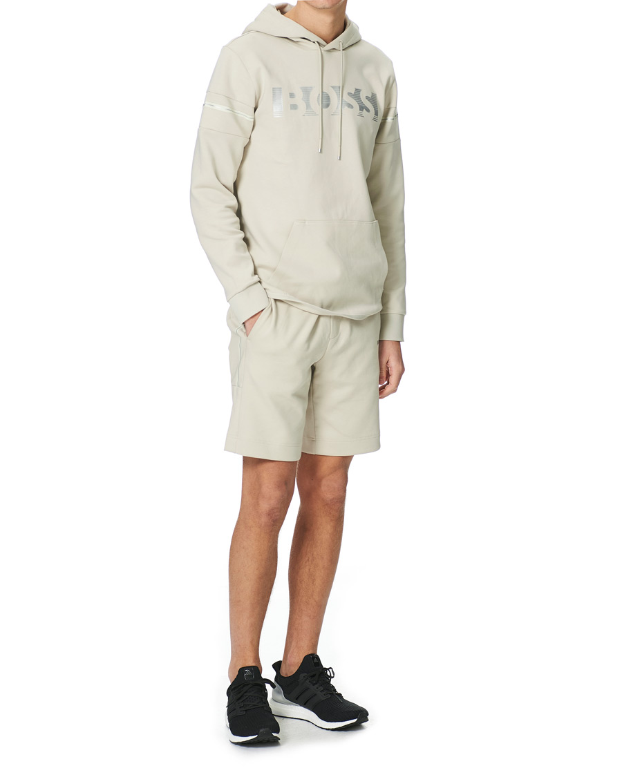 Herren | Pullover | BOSS GREEN | BOSS Athleisure Soody Hoodie Light Beige