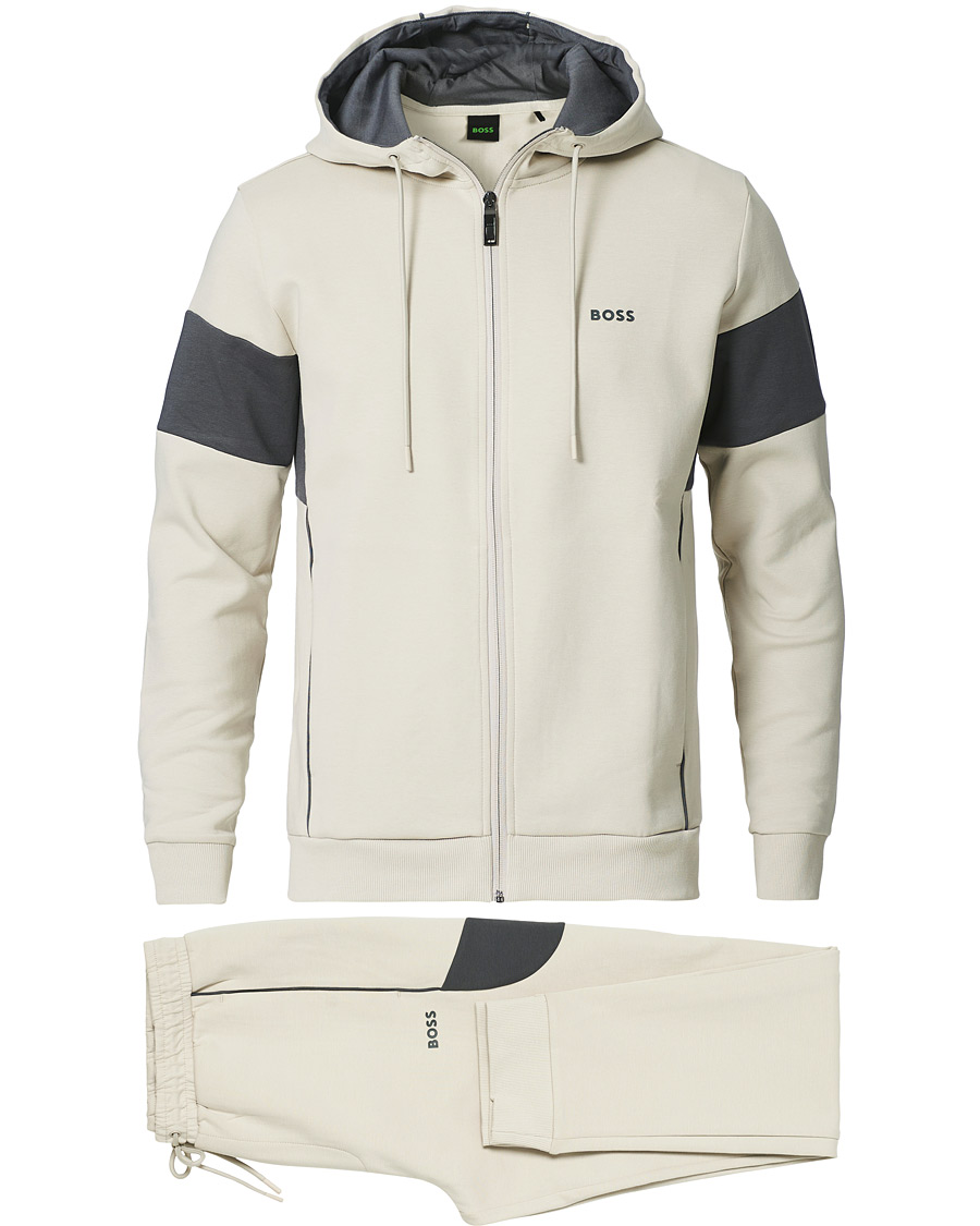 BOSS Athleisure Tracksuit Set Light Beige