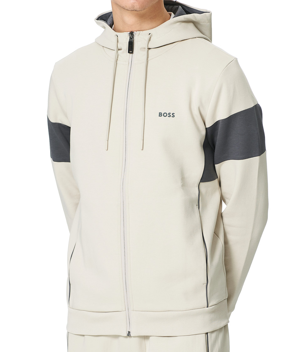 Herren | Pullover | BOSS GREEN | BOSS Athleisure Tracksuit Set Light Beige
