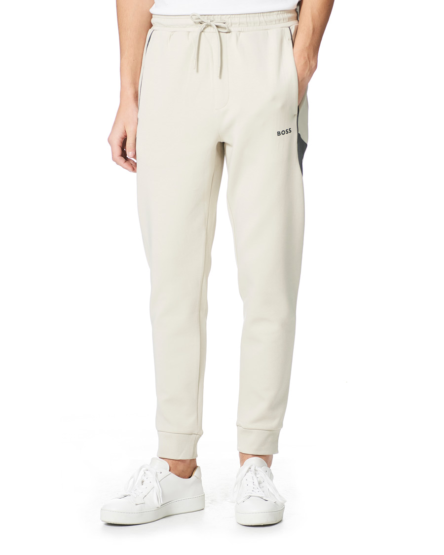 Herren | Pullover | BOSS GREEN | BOSS Athleisure Tracksuit Set Light Beige