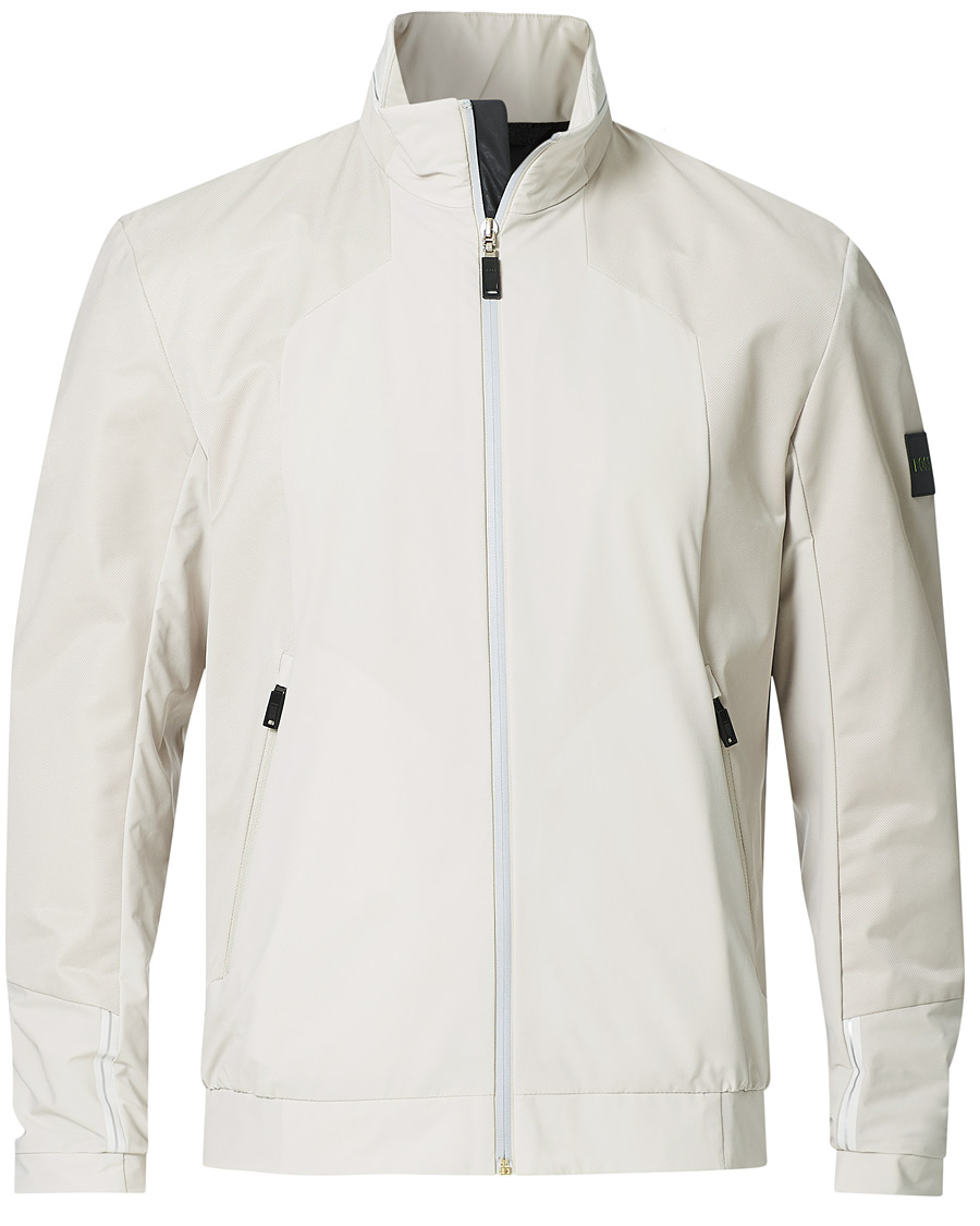 Herren | Jacken | BOSS GREEN | BOSS Athleisure Furio Taped Logo Jacket Light Beige