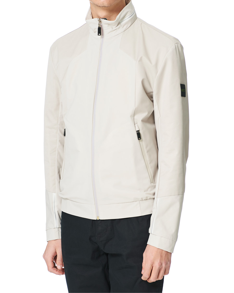 Herren | Jacken | BOSS GREEN | BOSS Athleisure Furio Taped Logo Jacket Light Beige