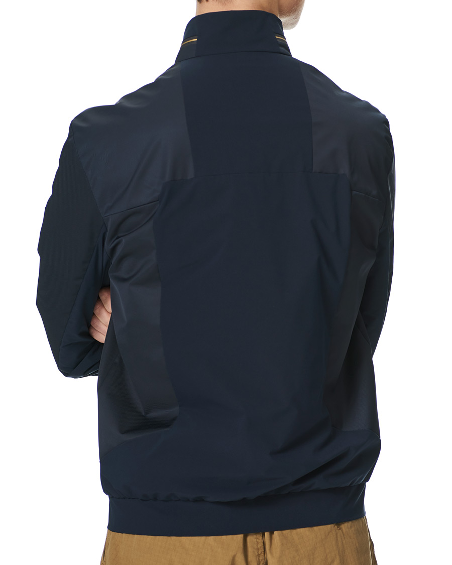 Herren | Jacken | BOSS GREEN | BOSS Athleisure Furio Taped Logo Jacket Dark Blue