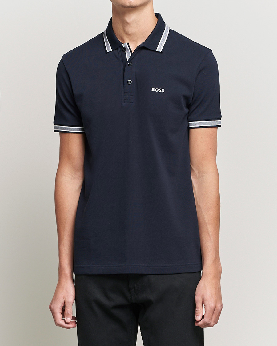 Lacoste Regular Fit Tonal Crocodile Poloshirt Navy Blue bei Care of Carl