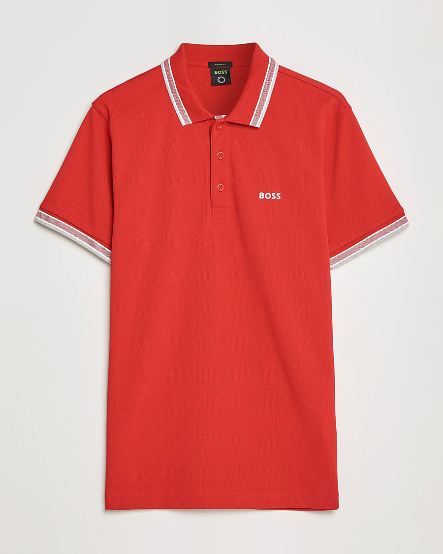 Herren | Poloshirts | BOSS GREEN | Paddy Piké Medium Red