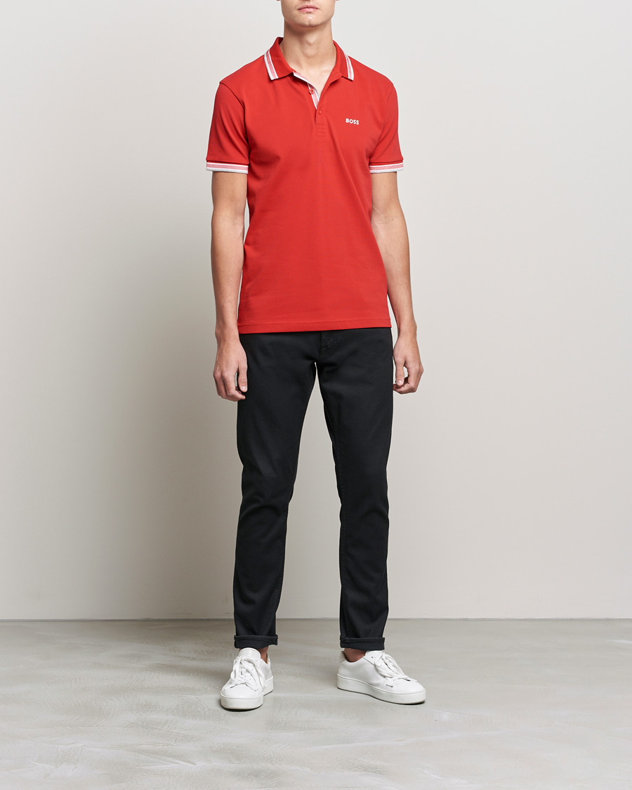 Herren | Poloshirts | BOSS GREEN | Paddy Piké Medium Red