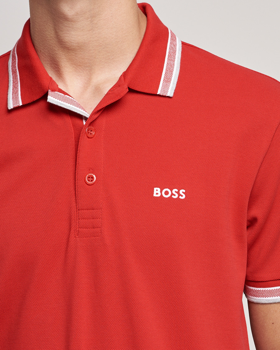 Herren | Poloshirts | BOSS GREEN | Paddy Piké Medium Red
